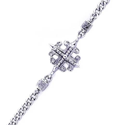 BRACCIALE GBS IN ARGENTO